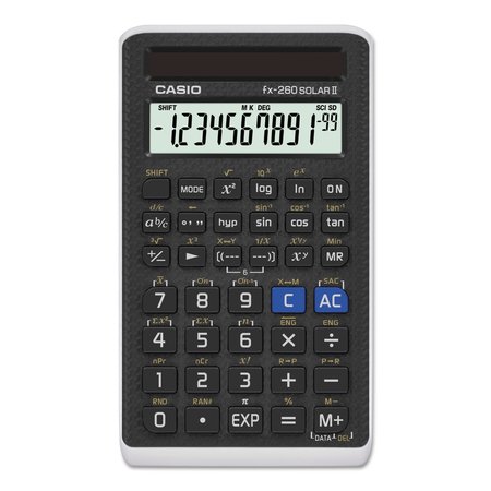 CASIO FX-260 Solar All-Purpose Scientific Calculator, 12-Digit LCD FX260SLRII